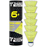 Los mejores  - Badminton Volantes Tech 450- Lata 6 Piezas